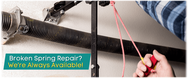 Broken Garage Door Spring Repair Arlington TX